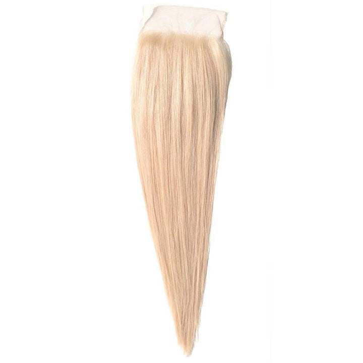 4x4 Vietnamese Sleek Blonde Closure - rauhhair